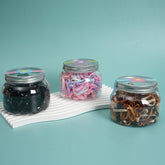 ربطات شعر اطفال مطاط ملونة للاستخدام مرة واحدة 1